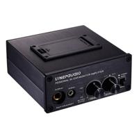 LINEPAUDIO B982 power versterker instrument drummer oortelefoon monitor signaal versterker dubbele XLR-ingang (zwart)