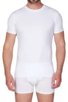 2-Pack heren T-Shirt Hoge hals - 32327 - Mannen ondershirts biologisch katoen - Duurzaam - Korte mouw