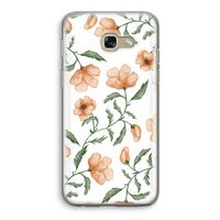 Peachy flowers: Samsung Galaxy A5 (2017) Transparant Hoesje