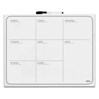 Planbord week desq 40x50cm + marker magn