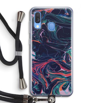 Light Years Beyond: Samsung Galaxy A40 Transparant Hoesje met koord