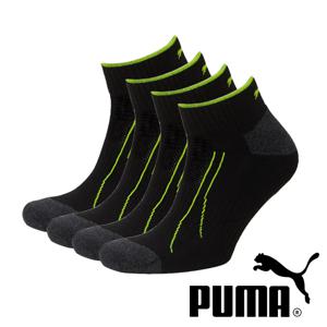 Puma - 2-pack Performance Train Quarter Sportsokken - Zwart