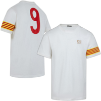 Cruyff - Barca Retro Voetbalshirt 1978 + Nummer 9 - Wit