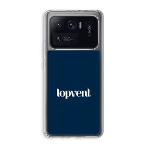 Topvent Navy: Xiaomi Mi 11 Ultra Transparant Hoesje
