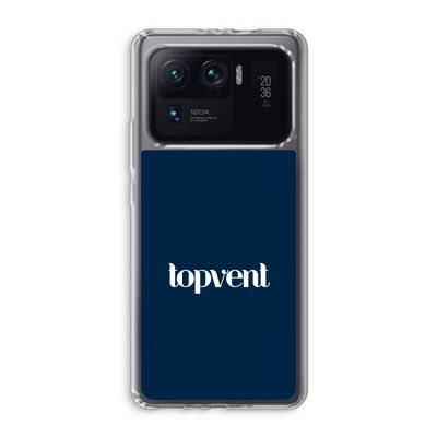 Topvent Navy: Xiaomi Mi 11 Ultra Transparant Hoesje