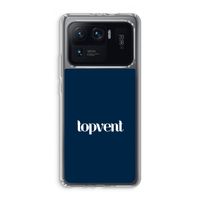 Topvent Navy: Xiaomi Mi 11 Ultra Transparant Hoesje Topvent Navy: Xiaomi Mi 11 Ultra Transparant Hoesje