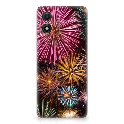 Motorola Moto E13 | Sillicone Back Cover | Vuurwerk