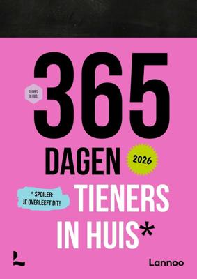 Scheurkalender 365 dagen tieners in huis 2026 (Kalender)
