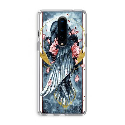 Golden Raven: OnePlus 8 Transparant Hoesje