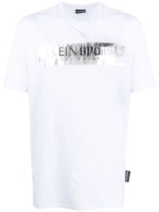 Plein Sport t-shirt à logo imprimé - Blanc