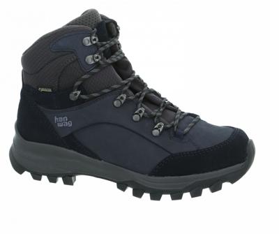 Hanwag Banks GTX Hoge Wandelschoen Dames Navy/Asphalt 5,5/39