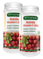Fytostar Vitamine C-1000 Acerola Kauwtabletten - Duoverpakking - thumbnail