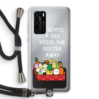 Bento a day: Huawei P40 Transparant Hoesje met koord