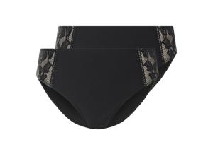 esmara 2 dames slips (Zwart, S (36/38))
