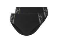 esmara 2 dames slips (Zwart, S (36/38))