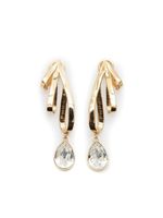 JW Anderson boucles d'oreilles Ribbon serties de cristaux - thumbnail