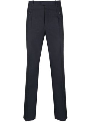 Maison Margiela pantalon de costume à coupe droite - Bleu
