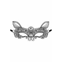 Masker Maskarade PLEINE LUNE Zwart