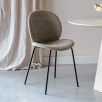 Zuiver Eetkamerstoel 'Bonnet' Teddy, kleur Beige