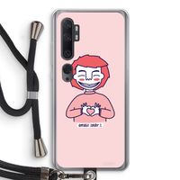 Hartje: Xiaomi Mi Note 10 Transparant Hoesje met koord