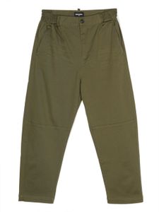 DSQUARED2 KIDS pantalon fuselé à taille élastiquée - Vert