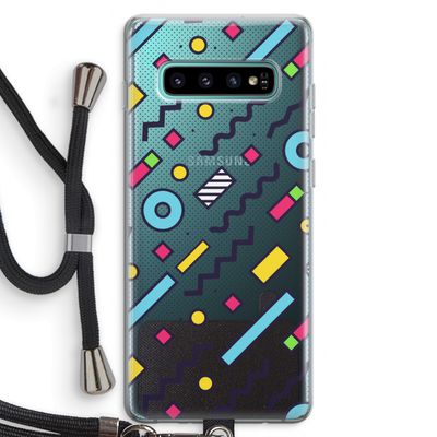 8-bit N°8: Samsung Galaxy S10 Plus Transparant Hoesje met koord