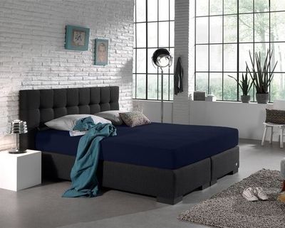 Dreamhouse Jersey Matras Hoeslaken 135 gr Indigo Blue