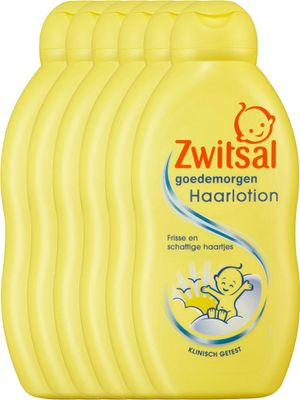 Zwitsal Goedemorgen Haarlotion Baby Voordeelverpakking 6x200ml Zwitsal Goedemorgen Haarlotion Baby Voordeelverpakking 6x200ml