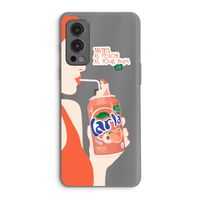 Peach please!: OnePlus Nord 2 5G Transparant Hoesje