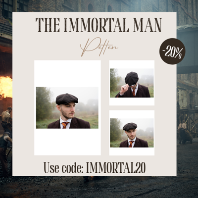 Heren Flatcap | Engelse Cap | Bruin Gestreept | Vintage | 1920 | Mayser | Peaky Blinders