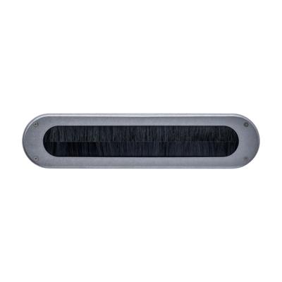 Intersteel Tochtwering ovaal 340x80mm - PVD RVS getrommeld