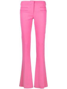 Blumarine pantalon évasé à taille basse - Rose