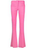 Blumarine pantalon évasé à taille basse - Rose