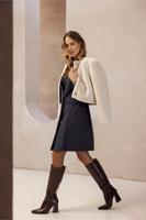 Blaze furry jacket - ecru - 13393