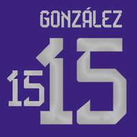 Gonzalez 15 (Officiële Argentinië Away Bedrukking 2022-2023) - thumbnail