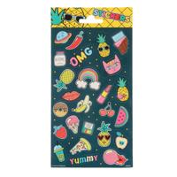 Totum Stickervel twinkle - pineapple
