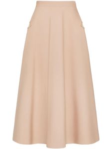 Valentino Garavani robe Crepe Couture à coupe mi-longue - Rose