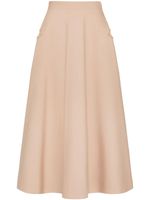 Valentino Garavani robe Crepe Couture à coupe mi-longue - Rose