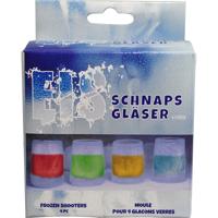 IJs vorm voor 4 shotglaasjes