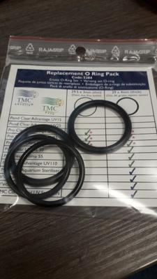 Tmc O-ringen Set 15/25/30/55/110W - Waterdichte Afsluiting voor UVC Vijverfiltersysteem