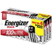 Energizer Max AAA batterij (potlood) Alkaline 1.5 V 24 stuk(s)