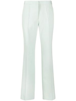 Jil Sander pantalon de tailleur à plis marqués - Bleu