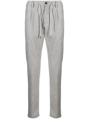 Eleventy pantalon chiné à coupe fuselée - Gris
