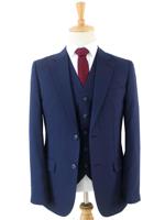 Maatpak Voor Heren | 3-delig Pak | Donkerblauw | Kamgaren Wol | Lichtgewicht & Ademend | Peaky Blinders