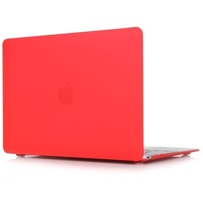 Laptop matte stijl beschermende case voor MacBook Air 13 3 inch A1932 (2018) (rood)