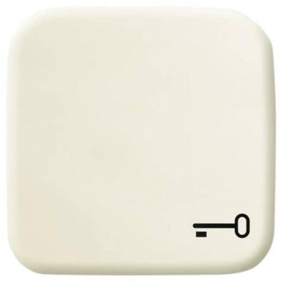 Busch-Jaeger 2CKA001731A0298 Wipschakelaar sleutel Afdekking Duro 2000 SI Parel-wit, Crème-wit 1 stuk(s)