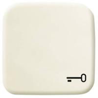 Busch-Jaeger 2CKA001731A0298 Wipschakelaar sleutel Afdekking Duro 2000 SI Parel-wit, Crème-wit 1 stuk(s)