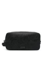 Versace trousse de toilette Neo Nylon en jacquard - Noir - thumbnail