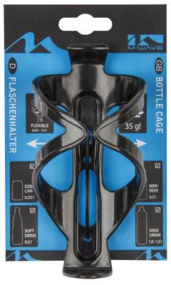 M-WAVE bidonhouder flexibel, 0.33l-1.5l. (hangverpakking)