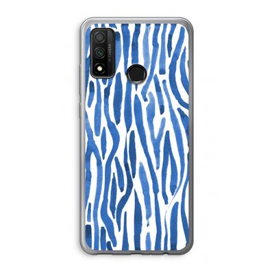 Blauwe nerven: Huawei P Smart (2020) Transparant Hoesje